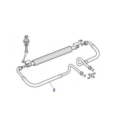 OIL COOLER FEED HOSE  MNC7460AF